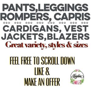 PANTS, JACKETS, LEGGINGS, CAPRIS